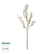 GloboStar® Artificial Garden WHITE FORSYTHIA BRANCH 21326 Τεχνητό Διακοσμητικό Λευκό Κλαδί Φορσύθιας Y83cm