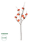 GloboStar® Artificial Garden ORANGE PERSIMMON FRUIT BRANCH 21438 Τεχνητό Διακοσμητικό Πορτοκαλί Κλαδί Λωτός Y83cm