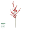 GloboStar® Artificial Garden CHINESE RED PLUM BLOSSOM BRANCH 21459 Τεχνητό Διακοσμητικό Κλαδί Κόκκινης Κερασίας Y113cm