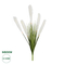 GloboStar® Artificial Garden WHITE PAMPAS GRASS BRANCH 21485 Τεχνητό Διακοσμητικό Κλαδί Λευκό Πάμπας Y88cm