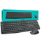 Logitech MK235 - Ασύρματο Σετ Πληκτρολόγιο & Ποντίκι USB - Αγγλικό US - Μαύρο