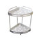 Ραφιέρα μπάνιου διώροφη γωνιακή - CW1001B2-2 - 521476 - Silver