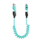 Καλώδιο φόρτισης & data σπιράλ - 4in1 - Fast Charge - X204 - 27-65W - 102048 - Blue