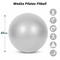 Μπάλα Pilates Fitball 65cm Silver