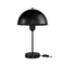 GLOBOSTAR® GAZETA 203-0296 Μοντέρνο Επιτραπέζιο Φωτιστικό Πορτατίφ με Ντουί 1 x E27 AC 220-240V IP20 - Μαύρο - Μ25 x Π25 x Υ39cm