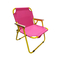 Πτυσσόμενη καρέκλα camping -1618-22 - 270980 - Pink