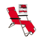 Πτυσσόμενη καρέκλα - ξαπλώστρα παραλίας - 1236 - 270942 - Red