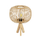 GLOBOSTAR® CHORD 01990 Boho Επιτραπέζιο Φωτιστικό Πορτατίφ με Ντουί 1 x E27 AC 220-240V IP20 - Μπεζ - Μ31 x Π31 x Υ43cm