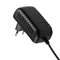 GLOBOSTAR® VOLTIX GLB-107-0002 Τροφοδοτικό/Μετασχηματιστής Class II SELV 24W 2A AC 220-240V σε DC 12V IP20 - Μαύρο Ματ - Μ8 x Π4.2 x Υ2.8cm - 3 Χρόνια Εγγύηση