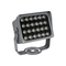 GLOBOSTAR® FLOODXENA 90130 Προβολέας Σποτ Wall Washer LED 24W 2880lm 10° AC 220-240V Αδιάβροχο IP65 Ψυχρό Λευκό 6000K - Bridgelux SMD Chip - Γκρι Ανθρακί - Μ18 x Π13.5 x Υ18cm - 3 Χρόνια Εγγύηση