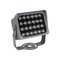 GLOBOSTAR® FLOODXENA 90131 Προβολέας Σποτ Wall Washer LED 24W 2040lm 10° AC 220-240V Αδιάβροχο IP65 Μπλε - Bridgelux SMD Chip - Γκρι Ανθρακί - Μ18 x Π13.5 x Υ18cm - 3 Χρόνια Εγγύηση