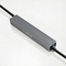 kelvo® SELAS KLV-107-0029 Τροφοδοτικό/Μετασχηματιστής Class II SELV 24W 1A AC 220-240V σε DC 24V Αδιάβροχο IP67 - Γκρι Ανθρακί Ματ - Μ18.2 x Π3 x Υ2.2cm - 5 Χρόνια Εγγύηση