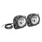 Lampa - Προβολείς Aux LED MAX LUM 2 Fog Beam 12V 2 LED 10W 740lm 6000K με Βάση Στήριξης, Στεγανότητα IP67 και Έγκριση E1 - 2 Τεμ. (9046.1-LM)