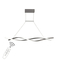 LED7 Κρεμαστό LED Φωτιστικό Twist 80W 4800lm 100cm CCT με Remote Λευκό