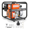 Αντλία νερού VEVOR με βενζίνη, 50,8 mm, 132 GPM 6,5HP, φορητή αντλία μεταφοράς νερού για λίπη, βενζινοκινητήρας με σωλήνα εκκένωσης 7,62 m, πλαίσιο βαρέως τύπου, πτερωτή από χυτοσίδηρο, για άρδευση, πισίνες