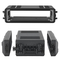 Θήκη Rack VEVOR 2U, βάθος 260 mm, ρηχή θήκη Flight Case με θήκες μικροφώνου, κατασκευή από πολυαιθυλένιο, εσοχές περιστρεφόμενες ασφάλειες, εύκολη εγκατάσταση, για ενισχυτή, ήχο, μίκτη DJ