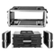 Θήκη rack VEVOR 4U, τυπικό βάθος 480 mm, ερμάριο rack διακομιστή με κατασκευή ABS, ανθεκτικά εντοιχισμένα περιστρεφόμενα μάνδαλα, αποσπώμενο μπροστινό και πίσω κάλυμμα, εύκολη εγκατάσταση, για ενισχυτές, μίκτες DJ