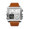 Ψηφιακό/αναλογικό ρολόι χειρός - Skmei - 2020 - Brown/Silver