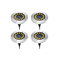 Ηλιακό φωτιστικό κήπου LED - Καρφωτό - 4pcs - 12LED - 431060