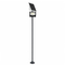 GLOBOSTAR® HELIOS-280 GLB-000-0003 Μεταλλικός Γαλβανισμένος Στύλος Φωτισμού για Φωτοβολταϊκό Προβολέα Εξωτερικού Χώρου - RAL 7016 Γκρι Ανθρακί - Μ35 × Π25 × Υ280cm