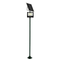 GLOBOSTAR® HELIOS-280 GLB-000-0006 Μεταλλικός Γαλβανισμένος Στύλος Φωτισμού για Φωτοβολταϊκό Προβολέα Εξωτερικού Χώρου - RAL 6009 Κυπαρίσσι Ματ - Μ35 × Π25 × Υ280cm