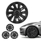 Καλύμματα τροχών VEVOR για Tesla Model 3 2017-2023, Σετ καλύμματος τροχών 4 τροχών 18 ιντσών, αντικατάσταση OEM, καλύμματα τροχών αυτοκινήτου με κούμπωμα μεγέθους R18, καλύμματα ζαντών ελαστικών ABS 10 ακτίνων, ματ μαύρο