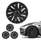 Καλύμματα τροχών VEVOR για Tesla Model Y 2021-2024, Σετ 19 ιντσών με καλύμματα τροχών 4 τροχών, αντικατάσταση OEM, καλύμματα τροχών αυτοκινήτου με κούμπωμα μεγέθους R19, καλύμματα ζαντών ελαστικών ABS 14 ακτίνων, ματ μαύρο