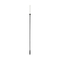 GLOBOSTAR® REED GLB-103-0006 Φωτιστικό Κολωνάκι Κήπου με Καρφωτή Βάση LED 2W 180lm 360° DC 24V Αδιάβροχο IP65 Θερμό Λευκό 2700K - Sanan SMD Chip - Μαύρο Ματ - Μ2 x Π2 x Υ100cm - 3 Χρόνια Εγγύηση