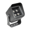 GLOBOSTAR® FLOODVIRA GLB-103-0032 Προβολέας Σποτ Wall Washer LED 8W 720lm 24° AC 220-240V Αδιάβροχο IP65 Θερμό Λευκό 2700K - Sanan SMD Chip - Γκρι Ανθρακί Ματ - Μ11 x Π9 x Υ15cm - 3 Χρόνια Εγγύηση