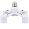 VenCore 6373-10015 - 4xE27 Bulb Adaptor 4x60W Max - Αντάπτορας - Μετατροπέας από 1xE27 σε 4xE27 Ντουί 0 έως 230 Volt Μέγιστη Θερμοκρασία έως 160C & 4x60 Watt Μέγιστο Φορτίο
