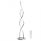 VenCore Helix Silver 6091-20024 - Μοντέρνο Επιδαπέδιο Φωτιστικό LED 20W Ασημί Αλουμίνιο - Ρυθμιζόμενο CCT Λευκό - Ημέρας - Θερμό & Χειριστήριο - Φ25 x Υ105cm