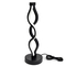 VenCore Heliora Black 2792-20009 - Μοντέρνο Επιτραπέζιο Φωτιστικό LED USB 8W 5 Volt Μαύρο Αλουμίνιο με Ρυθμιζόμενο CCT Λευκό - Ημέρας - Θερμό - Χειρισμός CCT μέσω Controller με Καλώδιο