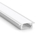 VenCore 9177-50001 - Recessed Aluminum Profile 1M - Χωνευτό Προφίλ Αλουμινίου 1 Μέτρο με Press On Γαλακτερό Κάλυμμα - Μ100 x Π2 x Υ1cm