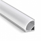 VenCore 9177-50003 - Aluminum Corner Profile 1M - Γωνιακό Προφίλ Αλουμινίου 1 Μέτρο με Press On Γαλακτερό Κάλυμμα - Μ100 x Π2.15 x Υ1.26cm
