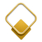 VenCore Elara Gold 6093-20012 - Μοντέρνο Επιτοίχιο Φωτιστικό Απλίκα LED 12W Χρυσό Αλουμίνιο με Ρυθμιζόμενο CCT Λευκό - Ημέρας - Θερμό - Χειρισμός CCT μέσω Διακόπτη On-Off - Μ29 x Π25 x Υ5.5cm