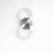 VenCore Eterna Silver 6093-20055 - Μοντέρνο Επιτοίχιο Φωτιστικό Απλίκα LED 12W Ασημί Αλουμίνιο με Ρυθμιζόμενο CCT Λευκό - Ημέρας - Θερμό - Χειρισμός CCT μέσω Διακόπτη On-Off