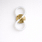VenCore Eterna Gold 6093-20056 - Μοντέρνο Επιτοίχιο Φωτιστικό Απλίκα LED 12W Χρυσό Αλουμίνιο με Ρυθμιζόμενο CCT Λευκό - Ημέρας - Θερμό - Χειρισμός CCT μέσω Διακόπτη On-Off