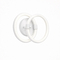 VenCore Vireon White 6093-20058 - Μοντέρνο Επιτοίχιο Φωτιστικό Απλίκα LED 12W Λευκό Αλουμίνιο με Ρυθμιζόμενο CCT Λευκό - Ημέρας - Θερμό - Χειρισμός CCT μέσω Διακόπτη On-Off