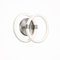 VenCore Vireon Silver 6093-20059 - Μοντέρνο Επιτοίχιο Φωτιστικό Απλίκα LED 12W Ασημί Αλουμίνιο με Ρυθμιζόμενο CCT Λευκό - Ημέρας - Θερμό - Χειρισμός CCT μέσω Διακόπτη On-Off