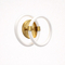 VenCore Vireon Gold 6093-20060 - Μοντέρνο Επιτοίχιο Φωτιστικό Απλίκα LED 12W Χρυσό Αλουμίνιο με Ρυθμιζόμενο CCT Λευκό - Ημέρας - Θερμό - Χειρισμός CCT μέσω Διακόπτη On-Off