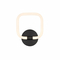 VenCore Seren Black 6093-20061 - Μοντέρνο Επιτοίχιο Φωτιστικό Απλίκα LED 12W Μαύρο Αλουμίνιο με Ρυθμιζόμενο CCT Λευκό - Ημέρας - Θερμό - Χειρισμός CCT μέσω Διακόπτη On-Off