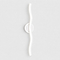 VenCore Velaris White 6093-20151 - Μοντέρνο Επιτοίχιο Φωτιστικό Απλίκα LED 40CM 10W Λευκό Αλουμίνιο με Ρυθμιζόμενο CCT Λευκό - Ημέρας - Θερμό - Χειρισμός CCT μέσω Διακόπτη On-Off
