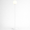 VenCore Orbia White 6091-20002 - Μοντέρνο Επιδαπέδιο Φωτιστικό Μονόφωτο Λευκό Αλουμίνιο με Βάση-Ντουί 1xE27 - Φ35 x Υ165cm