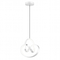 VenCore Loop White 6089-20007 - Μοντέρνο Κρεμαστό Φωτιστικό Οροφής LED 18W Λευκό Αλουμίνιο με Ρυθμιζόμενο CCT Λευκό - Ημέρας - Θερμό - Χειρισμός CCT μέσω Διακόπτη On-Off - Φ25 x Υ32cm