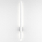 VenCore Lineon White 6093-20115 - Μοντέρνο Επιτοίχιο Φωτιστικό Απλίκα LED 60CM 12W Λευκό Αλουμίνιο με Ρυθμιζόμενο CCT Λευκό - Ημέρας - Θερμό - Χειρισμός CCT μέσω Διακόπτη On-Off