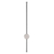 VenCore Serenor Silver 6093-20128 - Μοντέρνο Επιτοίχιο Φωτιστικό Απλίκα LED 7W Ασημί Αλουμίνιο με Ρυθμιζόμενο CCT Λευκό - Ημέρας - Θερμό - Χειρισμός CCT μέσω Διακόπτη On-Off - Μ60 x Π6 x Υ10cm