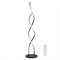 VenCore Helix Black 6091-20023 - Μοντέρνο Επιδαπέδιο Φωτιστικό LED 20W Μαύρο Αλουμίνιο - Ρυθμιζόμενο CCT Λευκό - Ημέρας - Θερμό & Χειριστήριο - Φ25 x Υ105cm