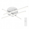 VenCore AxisX White 7741-20018 - Μοντέρνο Φωτιστικό Οροφής Πλαφονιέρα LED 45W Λευκό Αλουμίνιο με Ρυθμιζόμενο CCT Λευκό - Ημέρας - Θερμό & Χειριστήριο - Φ50 x Υ10cm