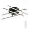 VenCore Gridline Black 7741-20019 - Μοντέρνο Φωτιστικό Οροφής Πλαφονιέρα LED 60W Μαύρο Αλουμίνιο με Ρυθμιζόμενο CCT Λευκό - Ημέρας - Θερμό & Χειριστήριο - Φ60 x Υ10cm