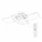 VenCore Nexar White 7741-20026 - Μοντέρνο Φωτιστικό Οροφής Πλαφονιέρα LED 100W Λευκό Αλουμίνιο με Ρυθμιζόμενο CCT Λευκό - Ημέρας - Θερμό & Χειριστήριο - Μ90 x Π50 x Υ12cm
